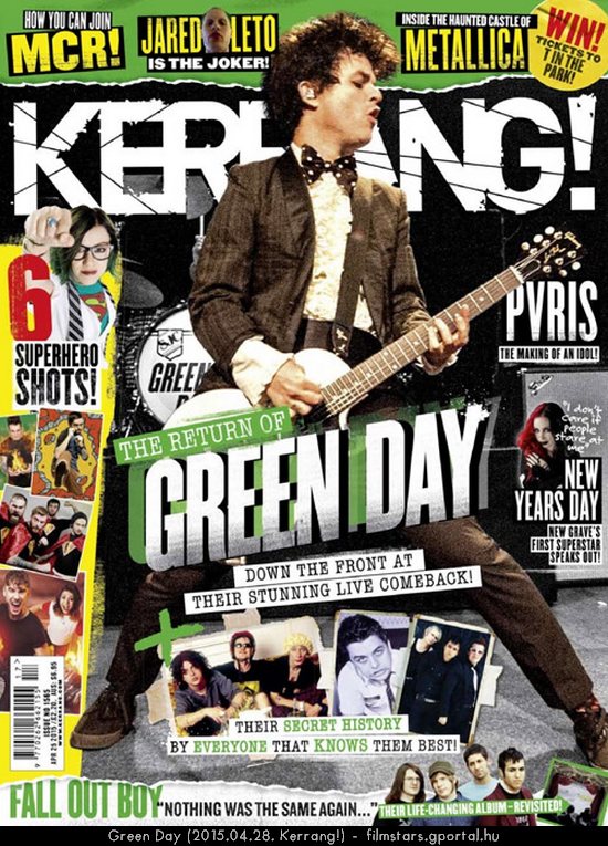 Green Day (2015.04.28. Kerrang!)