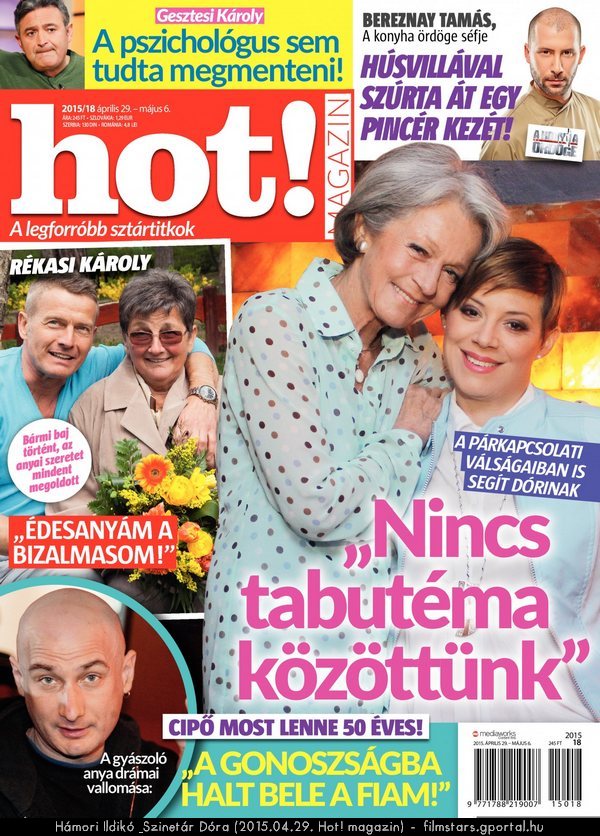 Hmori Ildik & Szinetr Dra (2015.04.29. Hot! magazin)