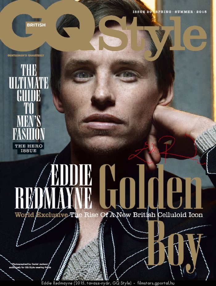 Eddie Redmayne (2015. tavasz-nyr, GQ Style)