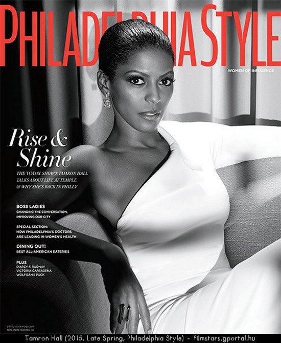 Tamron Hall (2015. Late Spring, Philadelphia Style)