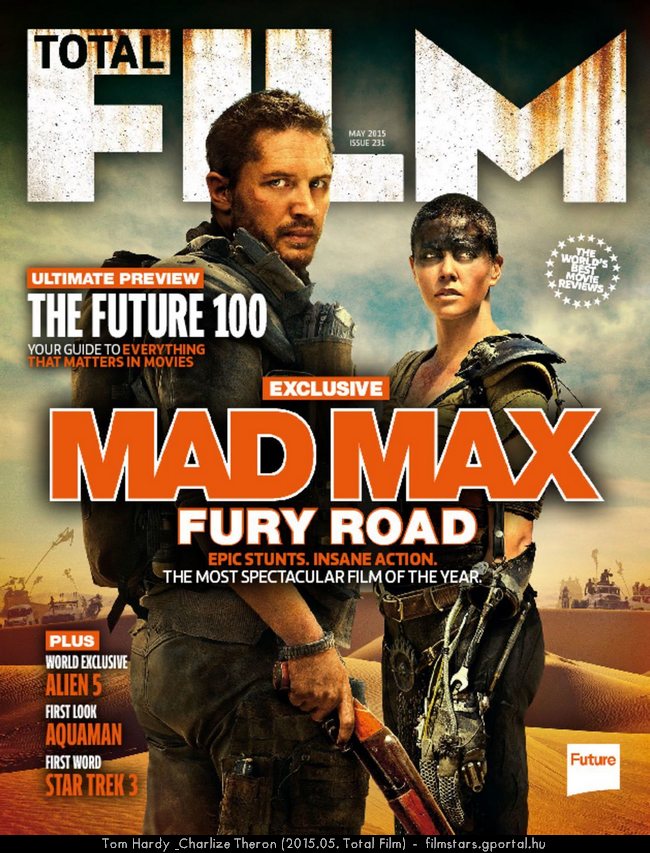Tom Hardy & Charlize Theron (2015.05. Total Film)