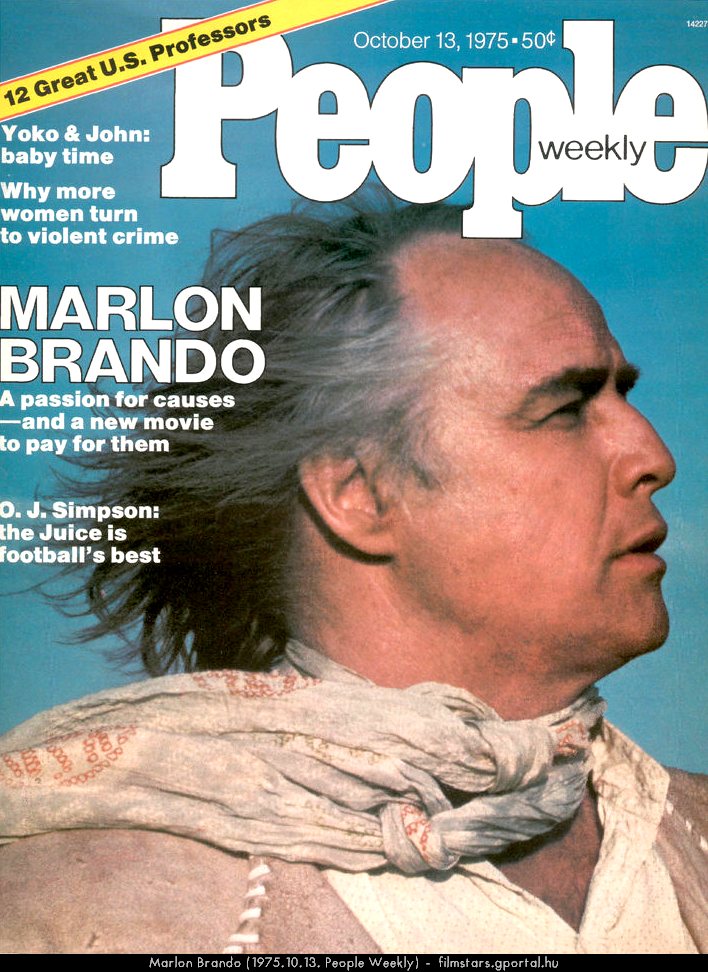 Marlon Brando (1975.10.13. People Weekly)