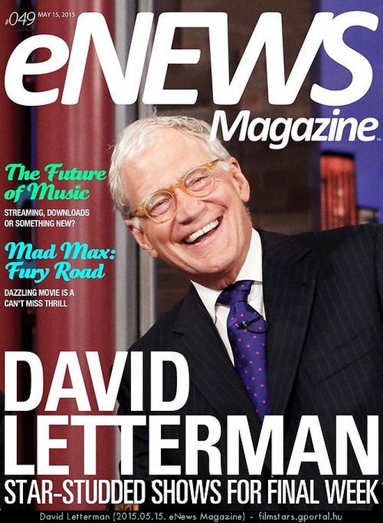 David Letterman (2015.05.15. eNews Magazine)