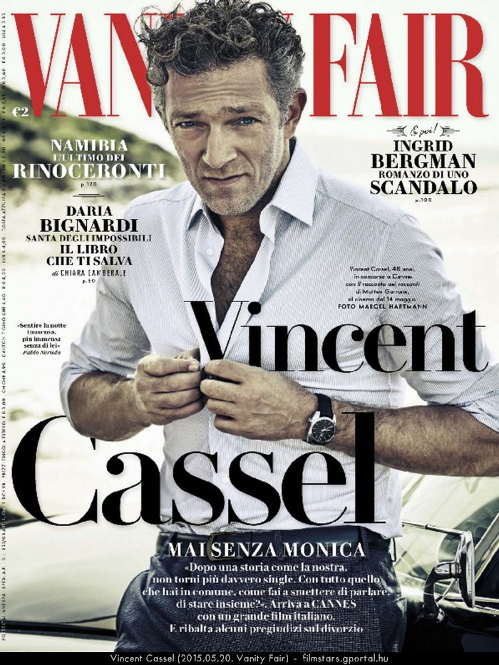 Vincent Cassel (2015.05.20. Vanity Fair)