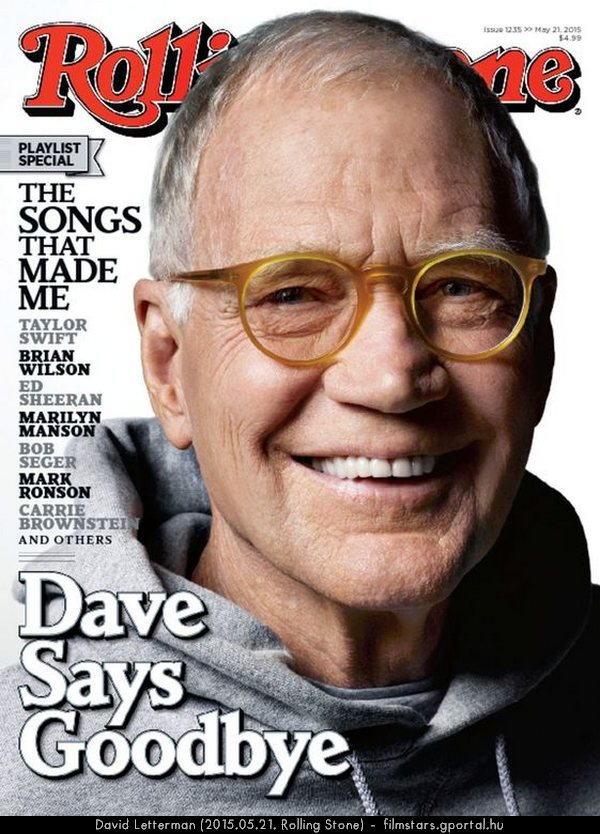 David Letterman (2015.05.21. Rolling Stone)
