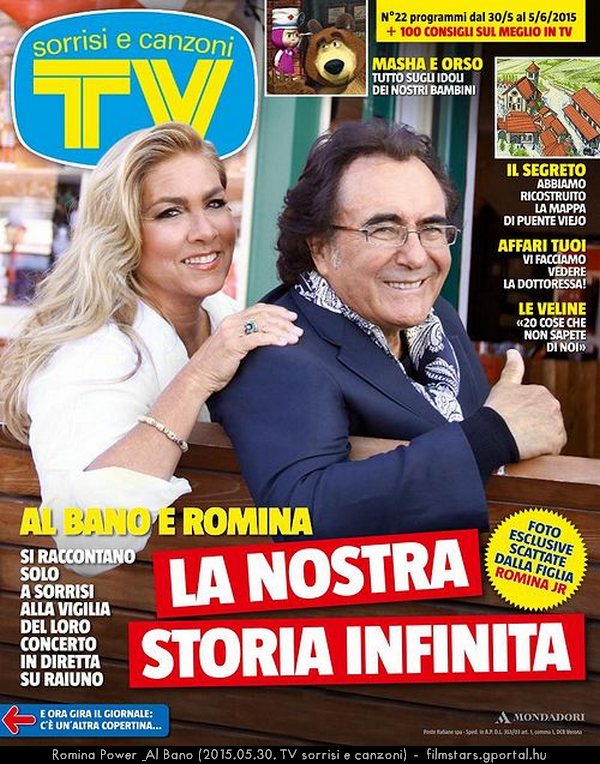 Romina Power & Al Bano (2015.05.30. TV sorrisi e canzoni)