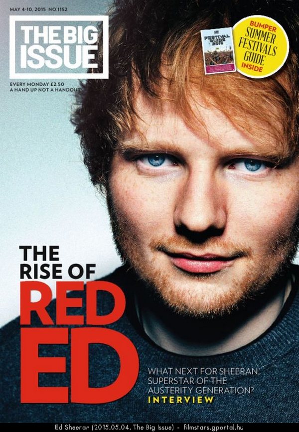 Ed Sheeran (2015.05.04. The Big Issue)