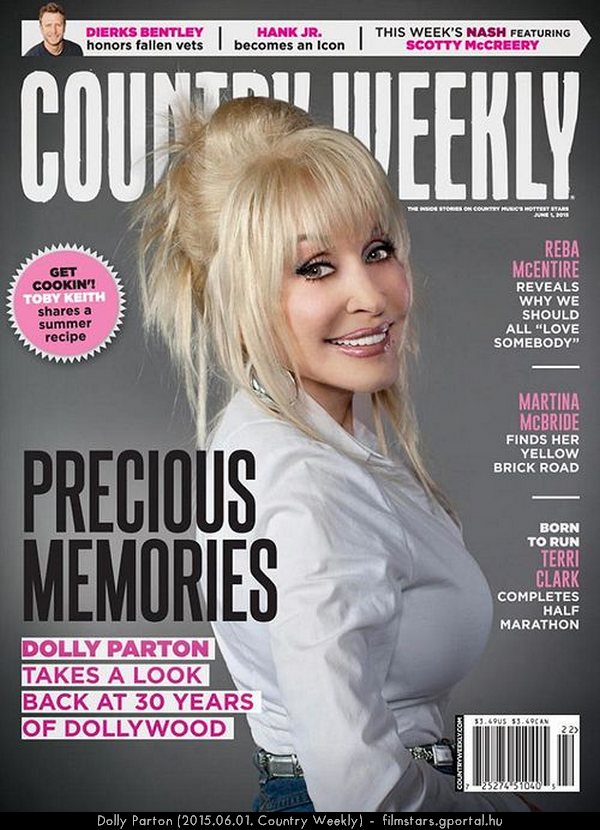 Dolly Parton (2015.06.01. Country Weekly)