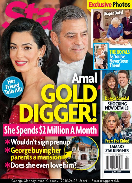 George Clooney & Amal Clooney (2015.06.08. Star)