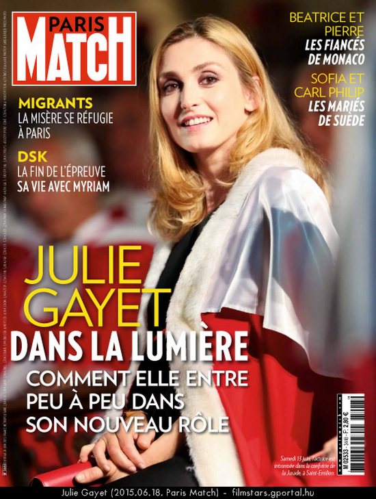 Julie Gayet (2015.06.18. Paris Match)