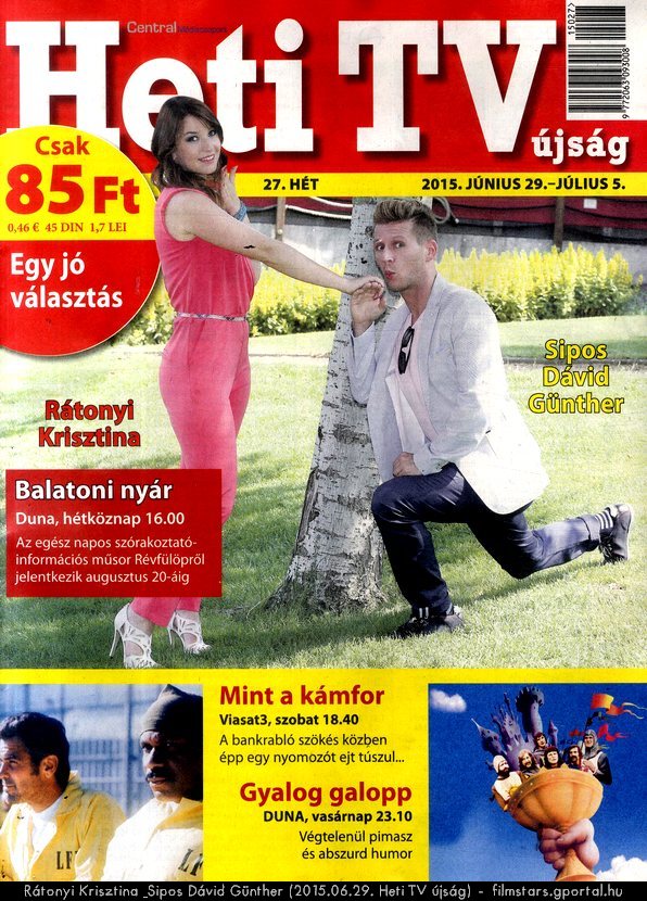 Rtonyi Krisztina & Sipos Dvid Gnther (2015.06.29. Heti TV jsg)