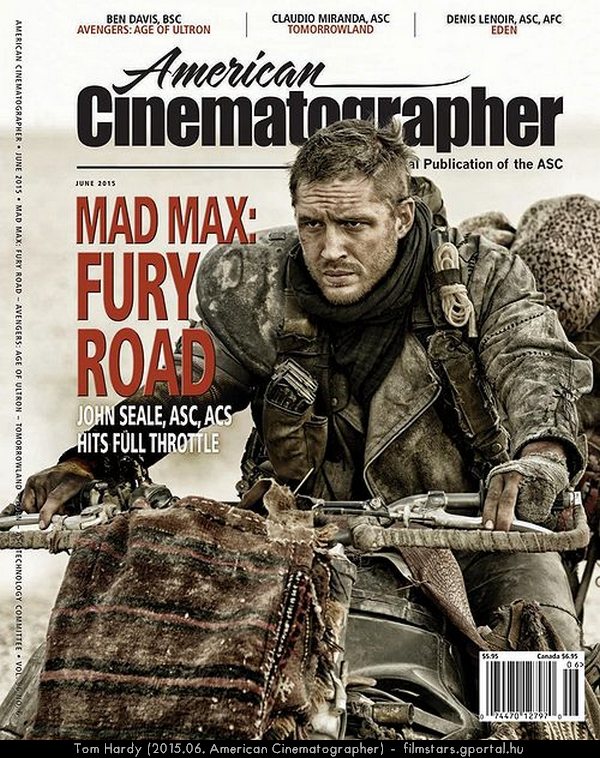 Tom Hardy (2015.06. American Cinematographer)