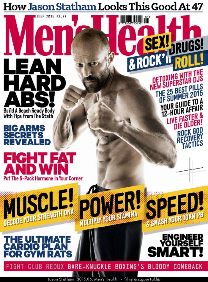 Jason Statham (2015.06. Men's Health)