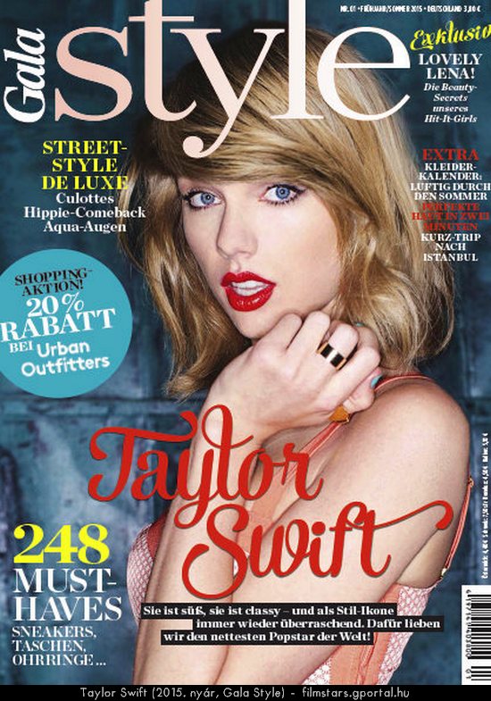 Taylor Swift (2015. nyr, Gala Style)