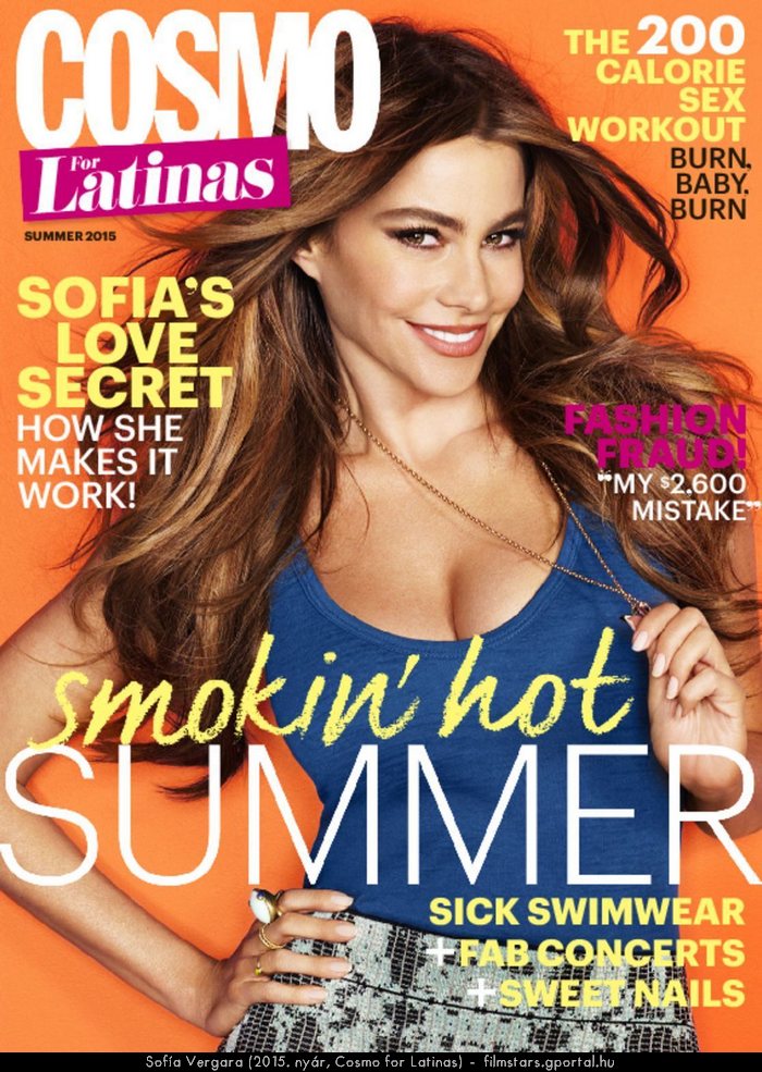 Sofa Vergara (2015. nyr, Cosmo for Latinas)