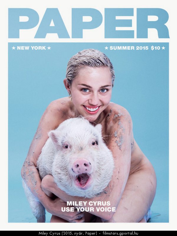 Miley Cyrus (2015. nyr, Paper)