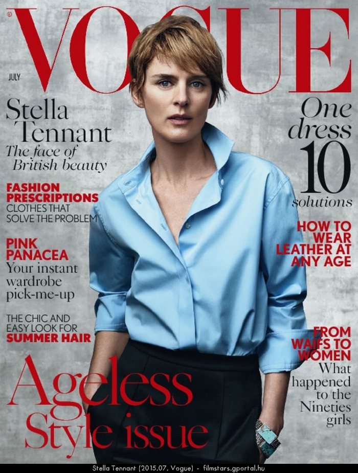 Stella Tennant (2015.07. Vogue)