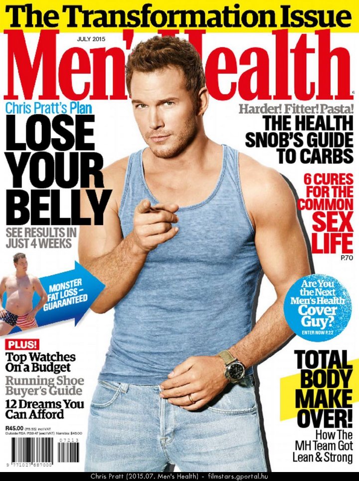 Chris Pratt (2015.07. Men's Health)