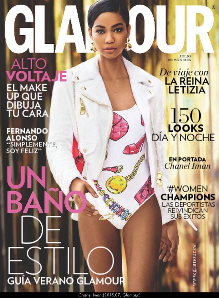 Chanel Iman (2015.07. Glamour)