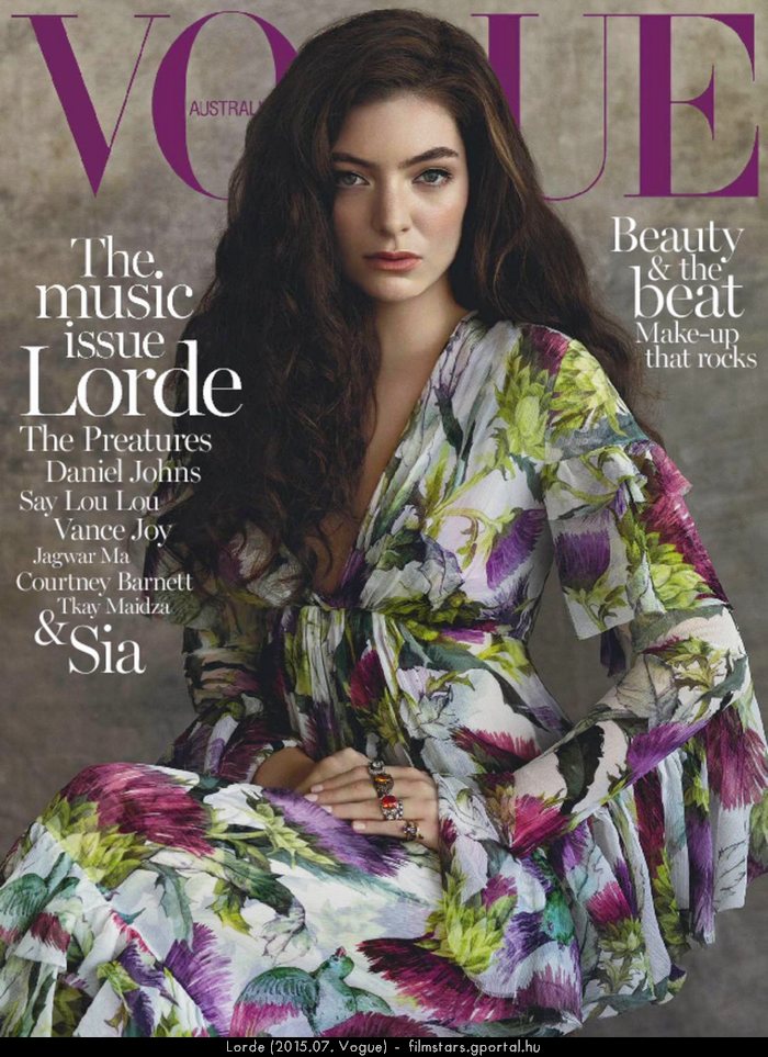 Lorde (2015.07. Vogue)