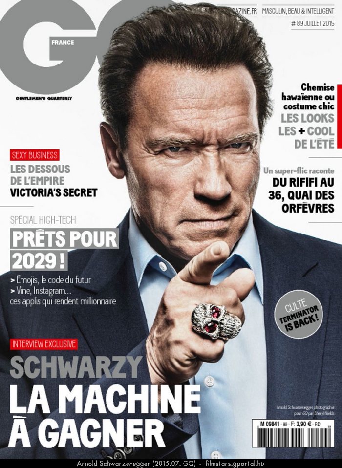 Arnold Schwarzenegger (2015.07. GQ)