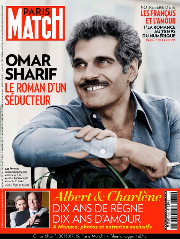 Omar Sharif (2015.07.16. Paris Match)
