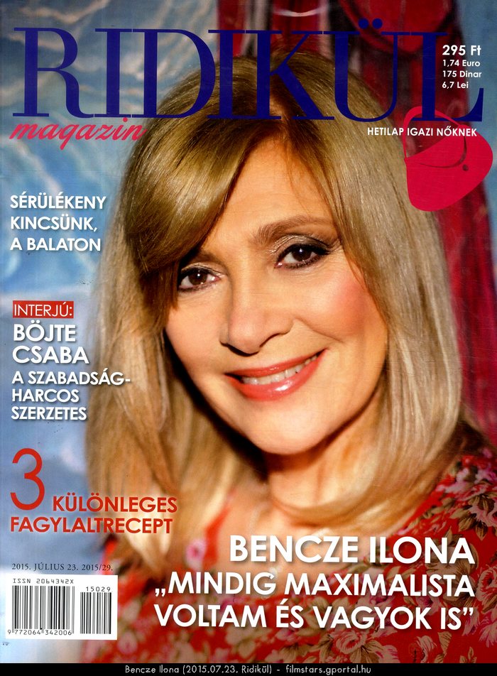Bencze Ilona (2015.07.23. Ridikl)