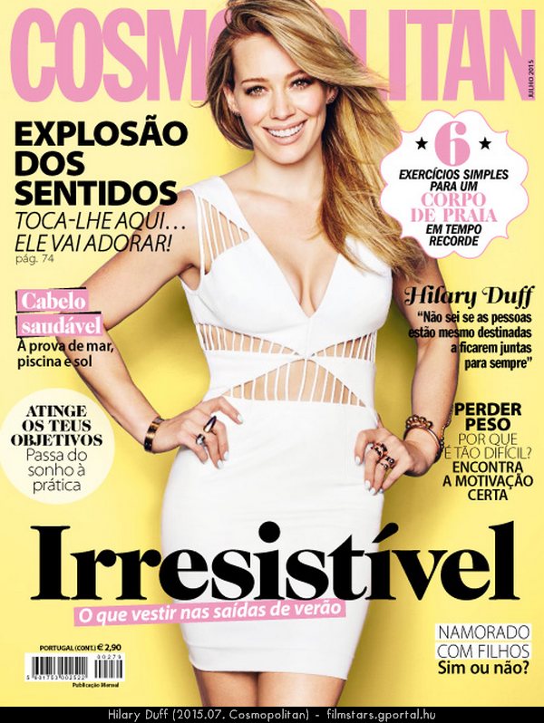 Hilary Duff (2015.07. Cosmopolitan)