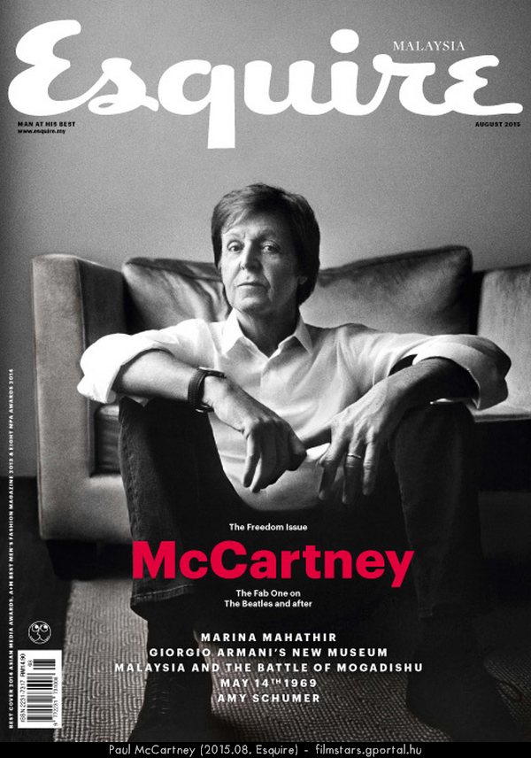 Paul McCartney (2015.08. Esquire)