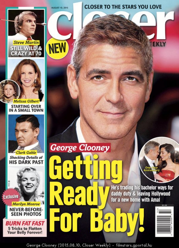 George Clooney (2015.08.10. Closer Weekly)