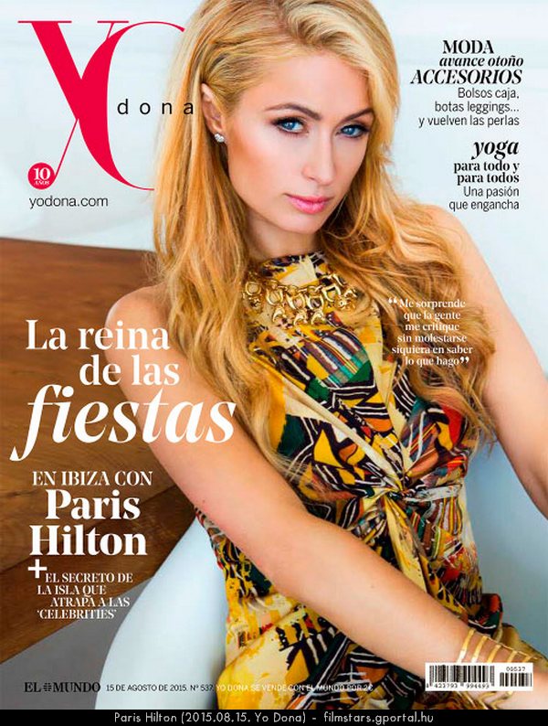 Paris Hilton (2015.08.15. Yo Dona)