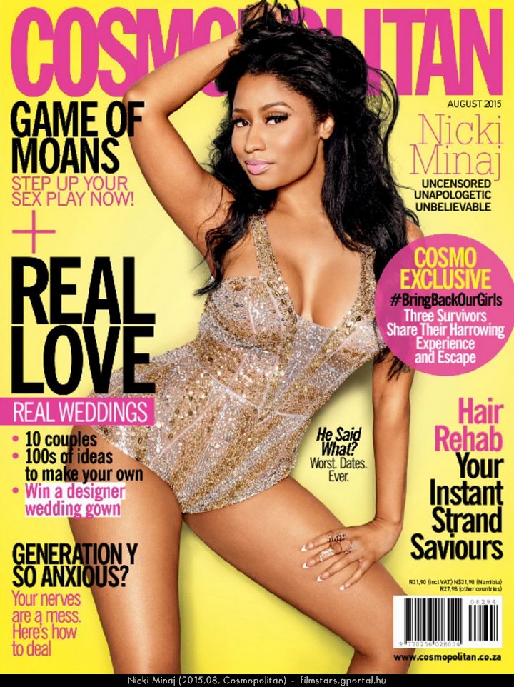 Nicki Minaj (2015.08. Cosmopolitan)