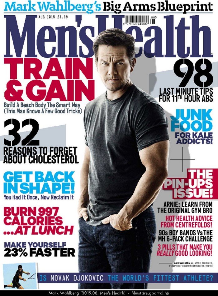 Mark Wahlberg (2015.08. Men's Health)