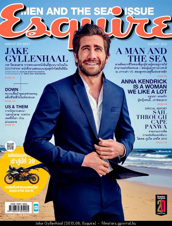 Jake Gyllenhaal (2015.08. Esquire)