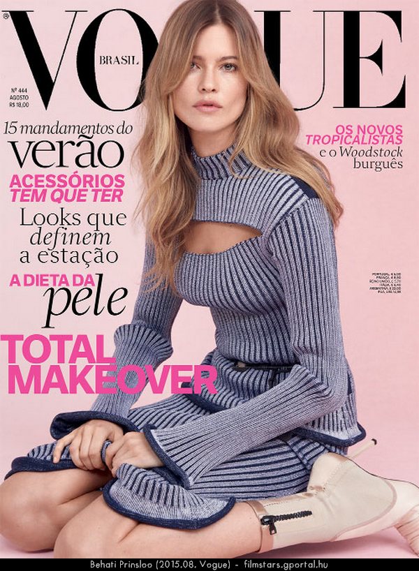 Behati Prinsloo (2015.08. Vogue)