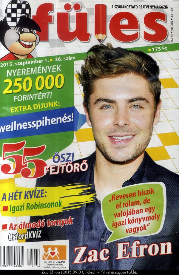 Zac Efron (2015.09.01. Fles)