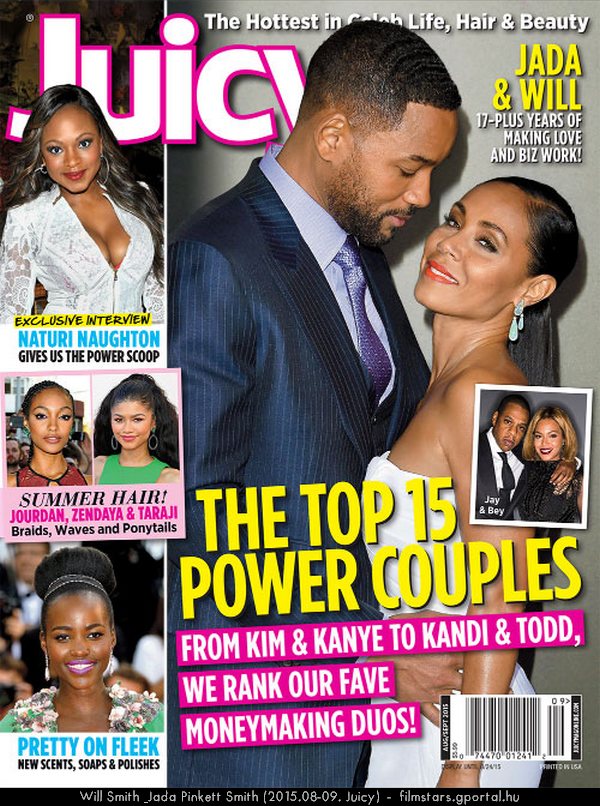 Will Smith & Jada Pinkett Smith (2015.08-09. Juicy)