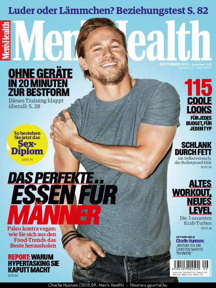 Charlie Hunnam (2015.09. Men's Health)