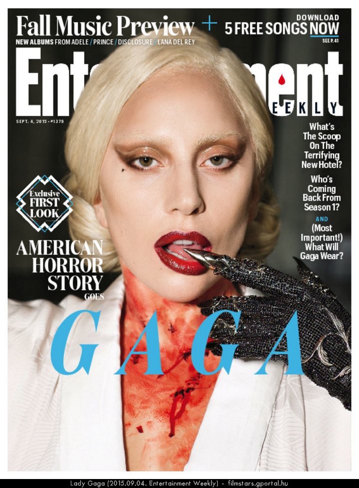 Lady Gaga (2015.09.04. Entertainment Weekly)