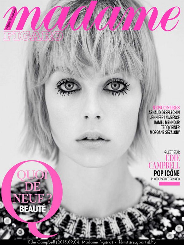 Edie Campbell (2015.09.04. Madame Figaro)