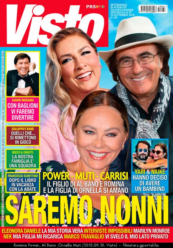 Romina Power, Al Bano & Ornella Muti (2015.09.10. Visto)