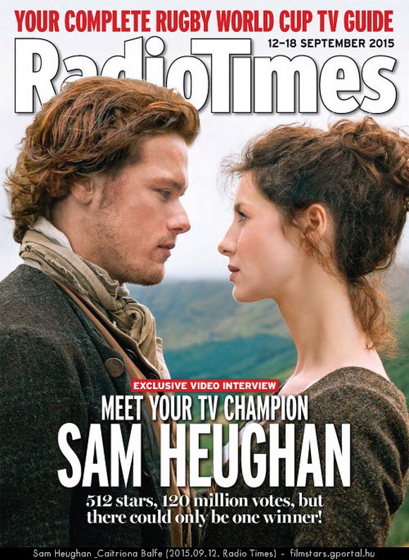 Sam Heughan & Caitriona Balfe (2015.09.12. Radio Times)