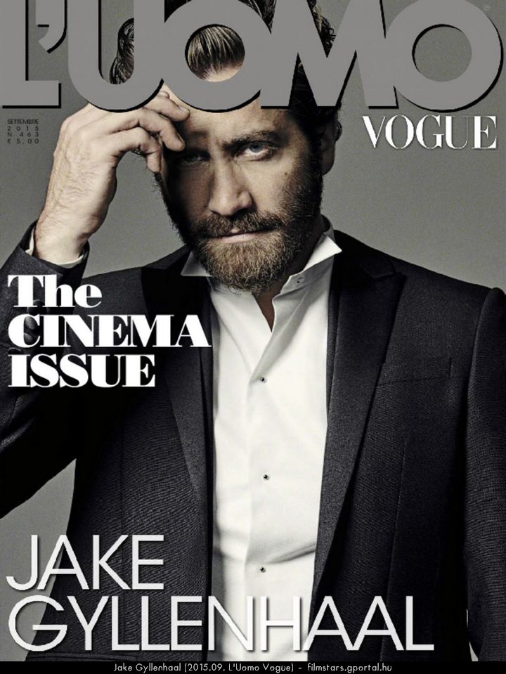 Jake Gyllenhaal (2015.09. L'Uomo Vogue)