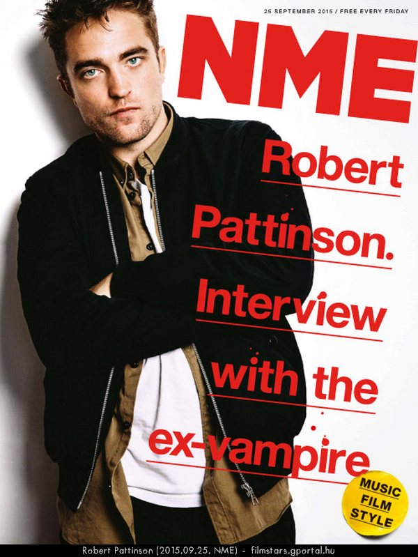 Robert Pattinson (2015.09.25. NME)