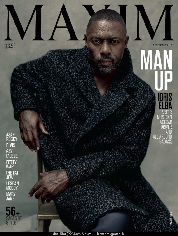 Idris Elba (2015.09. Maxim)