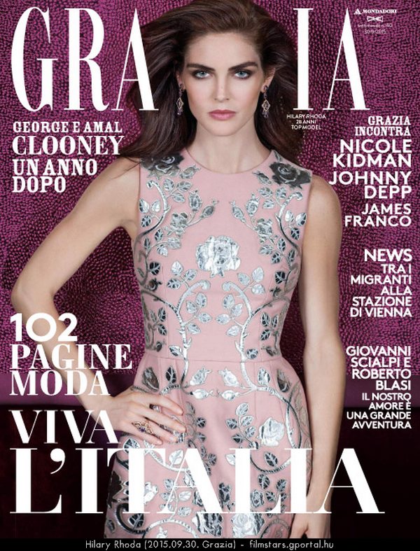 Hilary Rhoda (2015.09.30. Grazia)