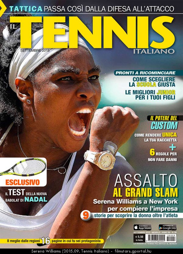 Serena Williams (2015.09. Tennis Italiano)