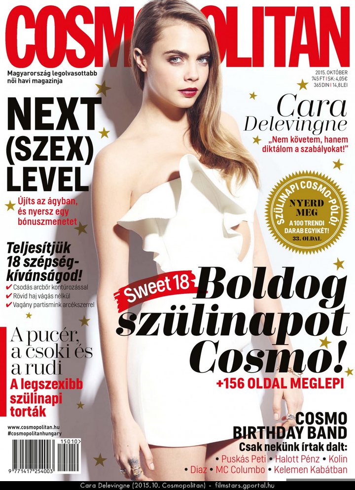Cara Delevingne (2015.10. Cosmopolitan)