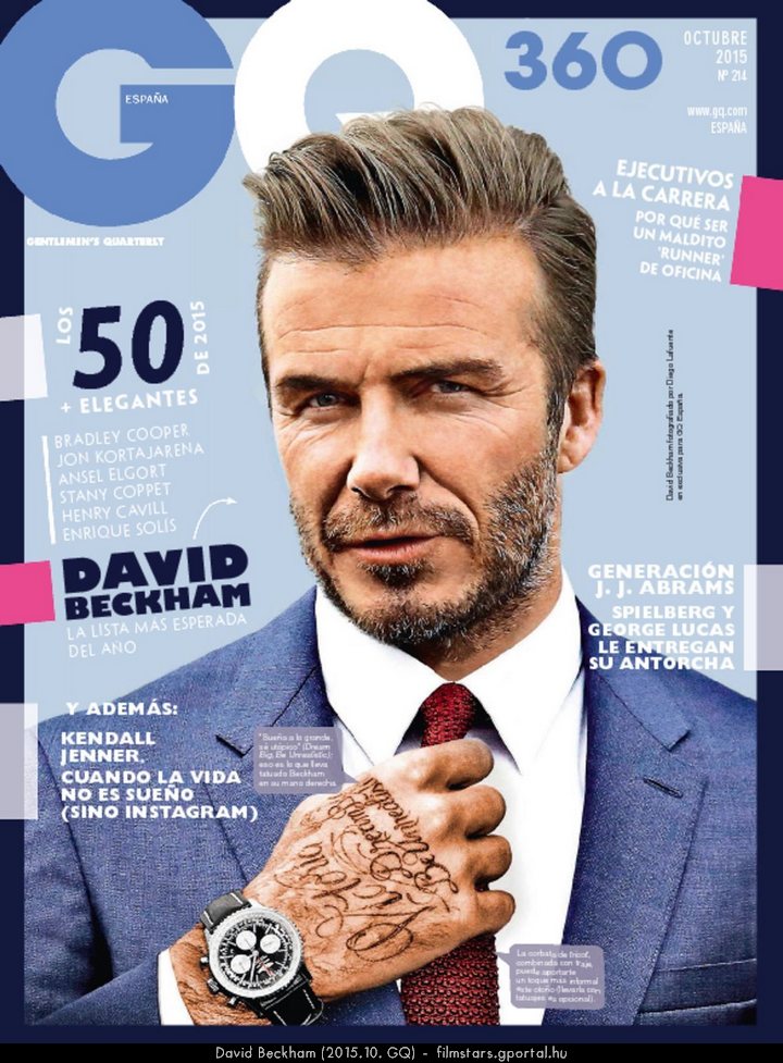 David Beckham (2015.10. GQ)