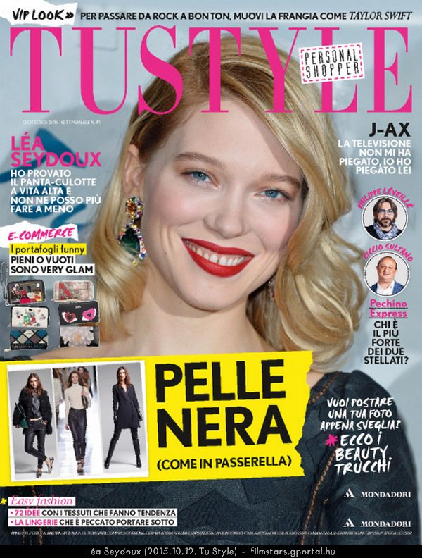 La Seydoux (2015.10.12. Tu Style)